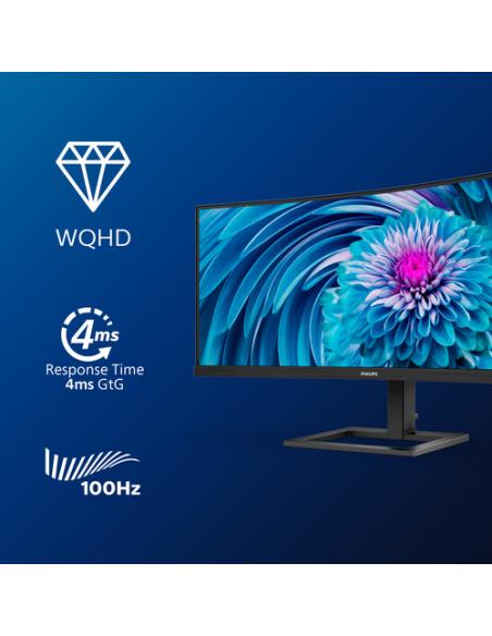 Philips E Line 346E2CUAE/00 pantalla para PC 86,4 cm (34") 3440 x 1440 Pixeles Wide Quad HD+ LCD Negro