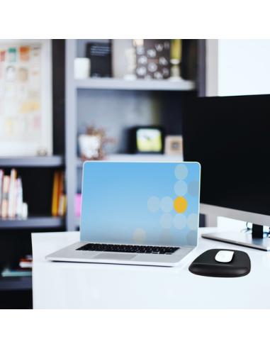 StarTech.com Alfombrilla de Ratón con Reposamuñecas (17x18x2cm), Alfombrilla de Ratón Ergonómica con Reposamuñecas de Gel y Base