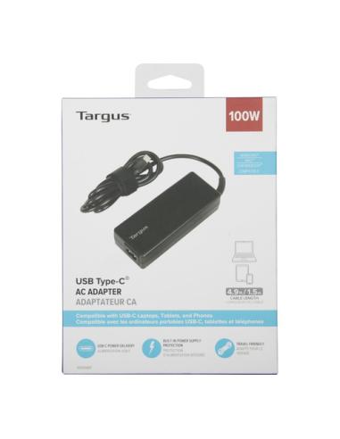 Targus APA108EU adaptador e inversor de corriente Interior 100 W Negro