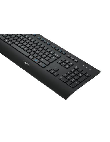 Logitech K280E Pro f/ Business teclado Oficina USB QWERTY Internacional de EE.UU. Negro
