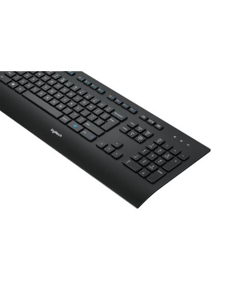 Logitech K280E Pro f/ Business teclado Oficina USB QWERTY Internacional de EE.UU. Negro