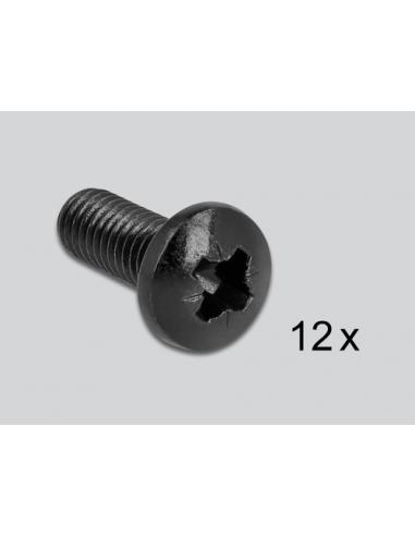 DeLOCK Rack de montaje en pared 3U negro plegable para dispositivos de 19″