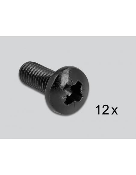 DeLOCK Rack de montaje en pared 3U negro plegable para dispositivos de 19″