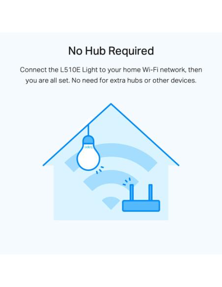 TP-Link Tapo L510E(2-PACK) iluminación inteligente Bombilla inteligente Wi-Fi