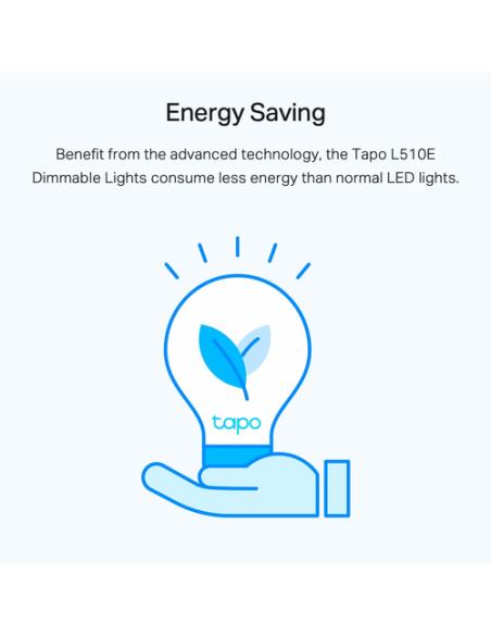 TP-Link Tapo L510E(2-PACK) iluminación inteligente Bombilla inteligente Wi-Fi