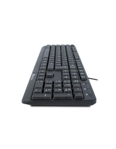 NGS FunkyV3, AZERTY, FR teclado Hogar USB Francés Negro