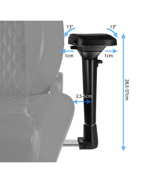 noblechairs EPIC Silla para videojuegos de PC Asiento acolchado Negro