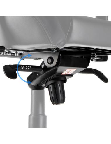 noblechairs EPIC Silla para videojuegos de PC Asiento acolchado Negro, Rojo