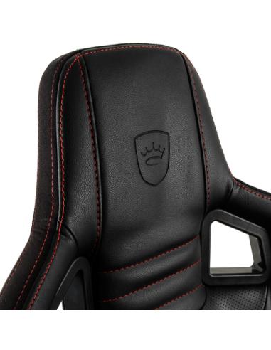 noblechairs EPIC Silla para videojuegos de PC Asiento acolchado Negro, Rojo