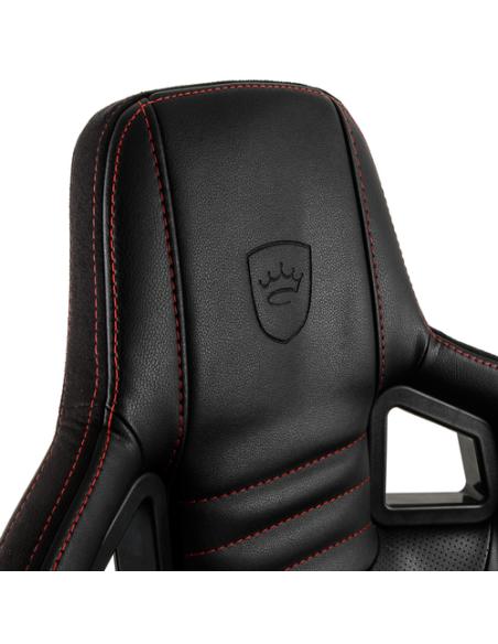 noblechairs EPIC Silla para videojuegos de PC Asiento acolchado Negro, Rojo