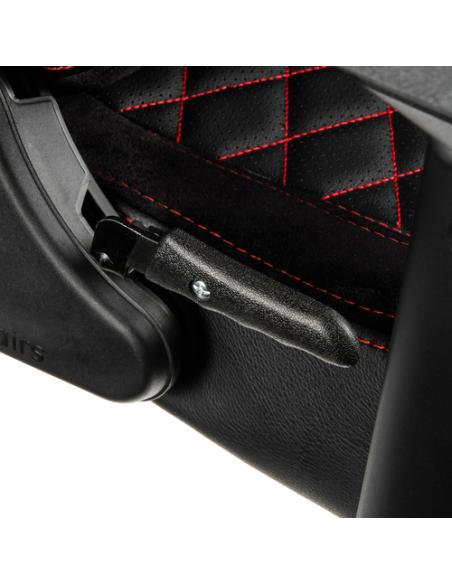 noblechairs EPIC Silla para videojuegos de PC Asiento acolchado Negro, Rojo