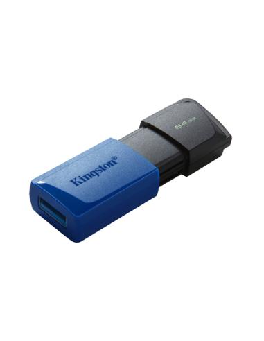 Kingston Technology DataTraveler 64GB USB3.2 Gen 1 Exodia M (Negro + Azul)