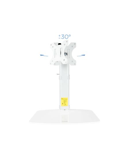 TooQ DB1127TN-W soporte para monitor 68,6 cm (27") Escritorio Blanco