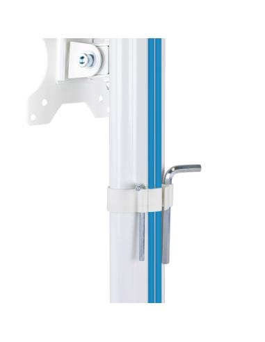 TooQ DB1127TN-W soporte para monitor 68,6 cm (27") Escritorio Blanco