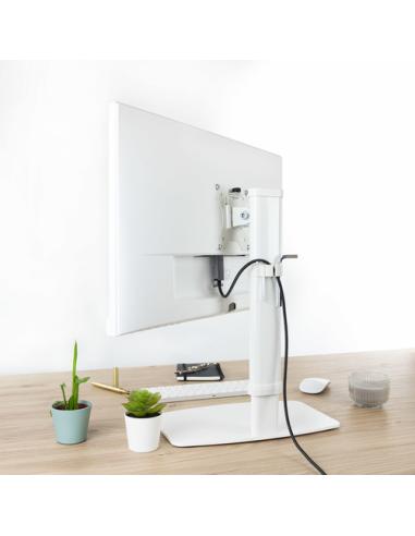 TooQ DB1127TN-W soporte para monitor 68,6 cm (27") Escritorio Blanco