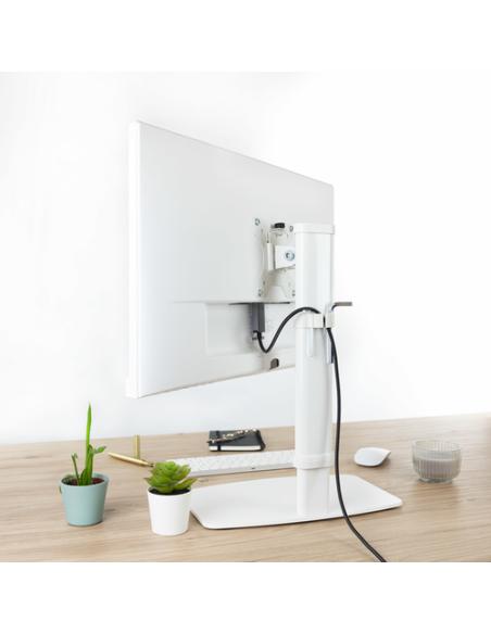 TooQ DB1127TN-W soporte para monitor 68,6 cm (27") Escritorio Blanco
