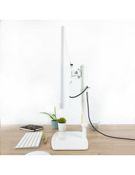 TooQ DB1127TN-W soporte para monitor 68,6 cm (27") Escritorio Blanco