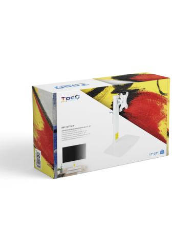 TooQ DB1127TN-W soporte para monitor 68,6 cm (27") Escritorio Blanco