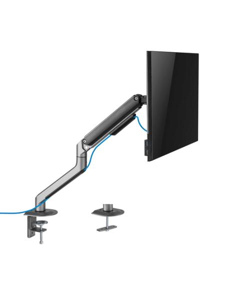 TooQ DB4032TNR-G soporte para monitor 81,3 cm (32") Escritorio Negro