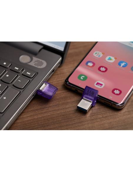 Kingston Technology DataTraveler 256GB microDuo 3C 200MB/s dual USB-A + USB-C