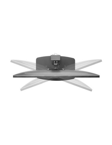 AISENS Soporte De Mesa Eco Giratorio E Inclinable Para Monitor/tv 8kg De 17-32, Negro