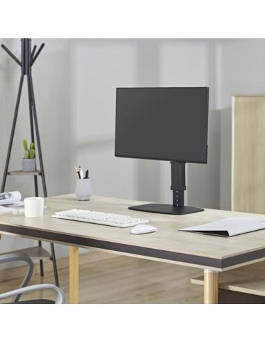 AISENS Soporte De Mesa Eco Giratorio E Inclinable Para Monitor/tv 8kg De 17-32, Negro