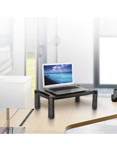 AISENS Soporte Elevador XL Para Monitor/Portátil, Negro