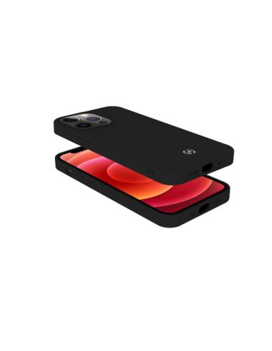Celly Cromo funda para teléfono móvil 15,5 cm (6.1") Negro