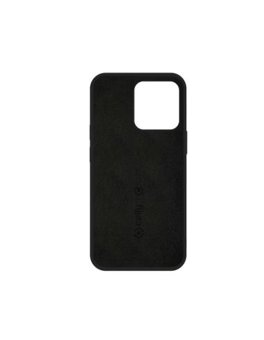 Celly Cromo funda para teléfono móvil 15,5 cm (6.1") Negro