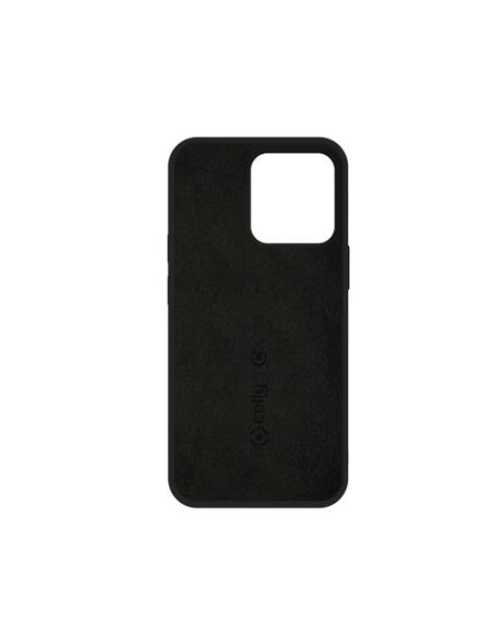 Celly Cromo funda para teléfono móvil 15,5 cm (6.1") Negro
