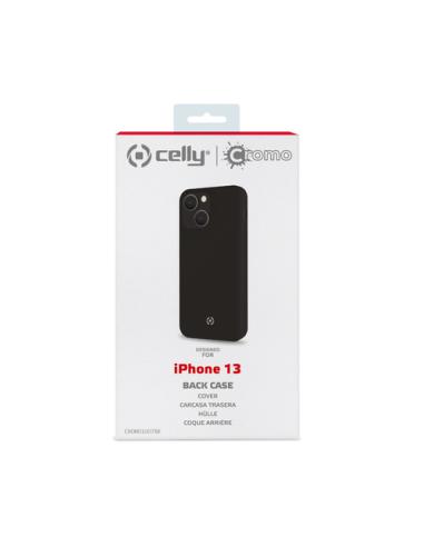 Celly Cromo funda para teléfono móvil 15,5 cm (6.1") Negro