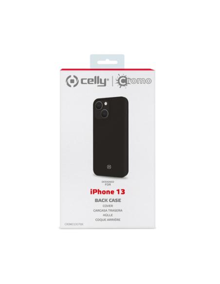 Celly Cromo funda para teléfono móvil 15,5 cm (6.1") Negro