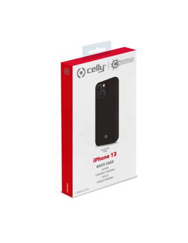 Celly Cromo funda para teléfono móvil 15,5 cm (6.1") Negro