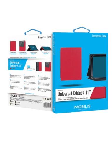 Mobilis 048016 funda para tablet 27,9 cm (11") Folio Rojo