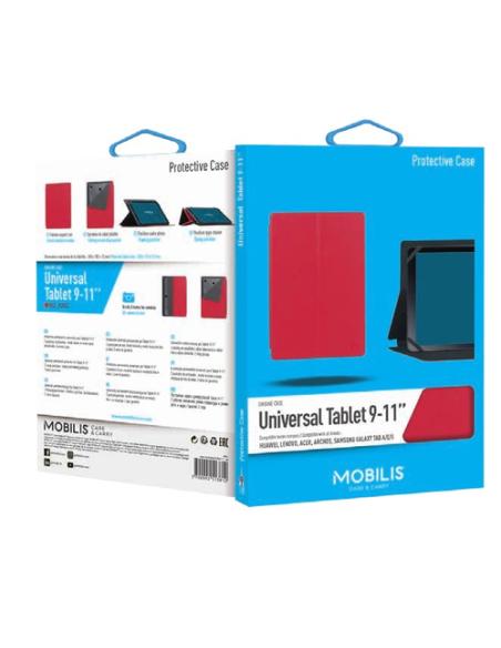 Mobilis 048016 funda para tablet 27,9 cm (11") Folio Rojo