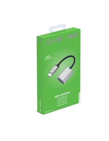 Celly PROUSBCUSBDS cable USB USB 3.2 Gen 1 (3.1 Gen 1) USB C USB A Plata