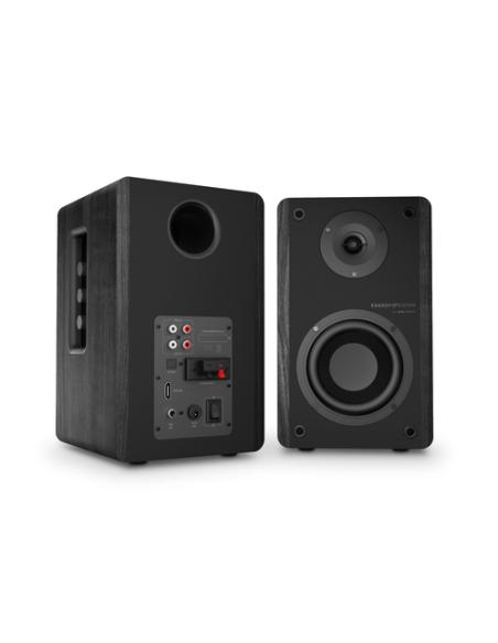 Energy Sistem Studio Monitor 4 Hi Fi De 2 vías Gris, Madera Inalámbrico y alámbrico 50 W