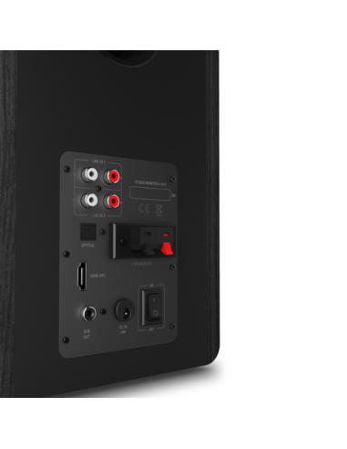 Energy Sistem Studio Monitor 4 Hi Fi De 2 vías Gris, Madera Inalámbrico y alámbrico 50 W
