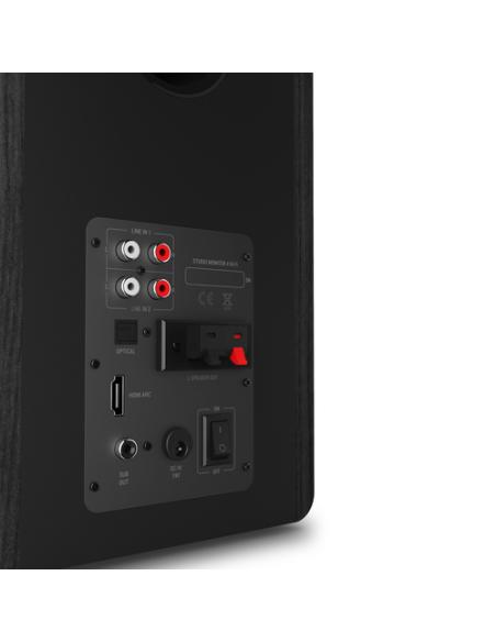 Energy Sistem Studio Monitor 4 Hi Fi De 2 vías Gris, Madera Inalámbrico y alámbrico 50 W