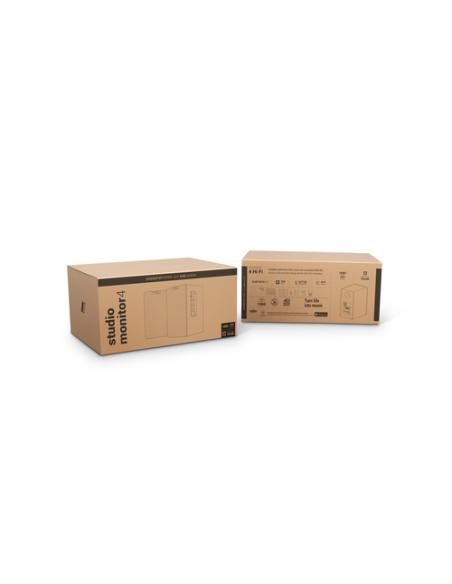Energy Sistem Studio Monitor 4 Hi Fi De 2 vías Gris, Madera Inalámbrico y alámbrico 50 W