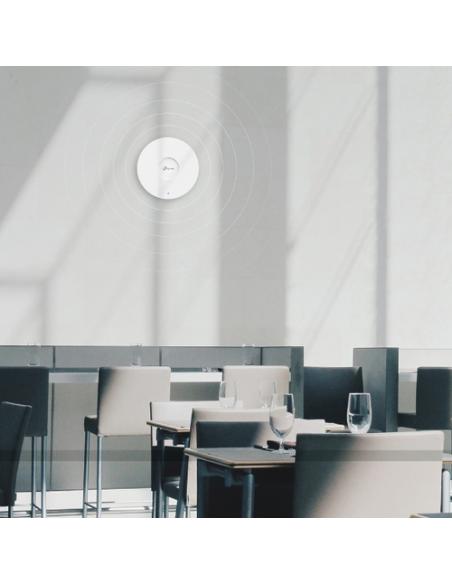 TP-Link Omada EAP670 punto de acceso inalámbrico 5400 Mbit/s Blanco Energía sobre Ethernet (PoE)