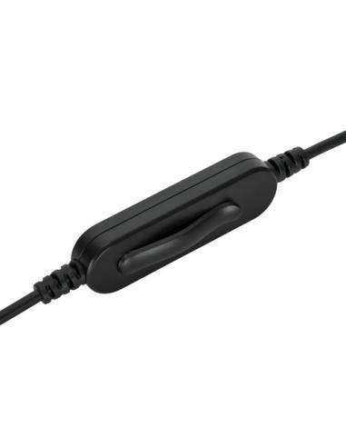 Targus AEH102GL auricular y casco Auriculares Alámbrico Diadema Llamadas/Música USB tipo A Negro