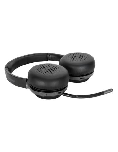 Targus AEH104GL auricular y casco Auriculares Inalámbrico y alámbrico Diadema Llamadas/Música USB Tipo C Bluetooth Negro