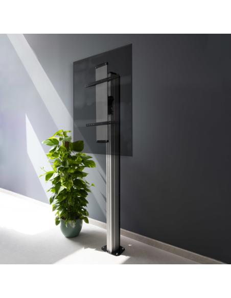 TooQ FS2270M-B soporte para pantalla de señalización 177,8 cm (70") Plata