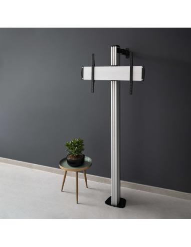 TooQ FS2270M-B soporte para pantalla de señalización 177,8 cm (70") Plata