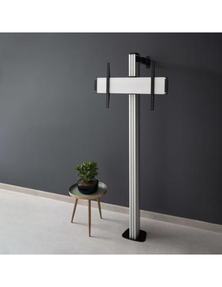 TooQ FS2270M-B soporte para pantalla de señalización 177,8 cm (70") Plata