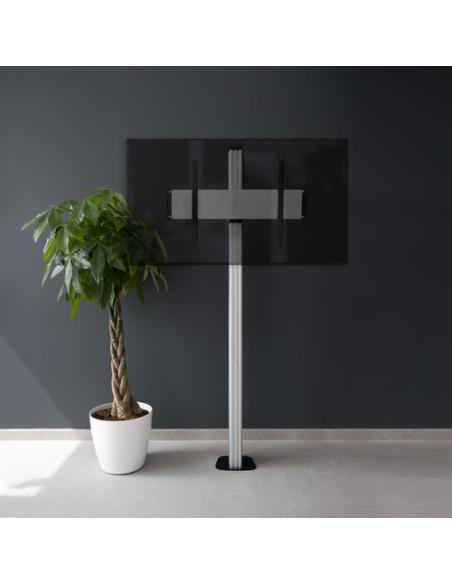 TooQ FS2270M-B soporte para pantalla de señalización 177,8 cm (70") Plata