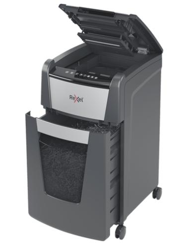 Rexel Optimum AutoFeed+ 225X triturador de papel Corte cruzado 55 dB 23 cm Negro, Gris