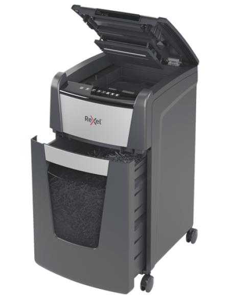 Rexel Optimum AutoFeed+ 225X triturador de papel Corte cruzado 55 dB 23 cm Negro, Gris