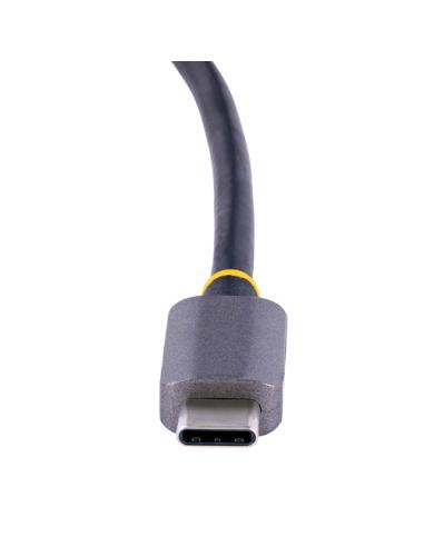 StarTech.com Adaptador de Vídeo USB C, Adaptador Multipuertos USB Tipo C a HDMI VGA con Salida de Audio de 3,5mm, HDR 4K a 60Hz,
